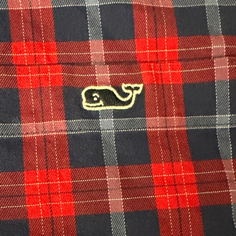 Vineyard Vines PACIFIC AVENUE TUCKER SLIM FIT SPORT SHIRT IN CALYPSO RED Size XL - Picture 7 of 13